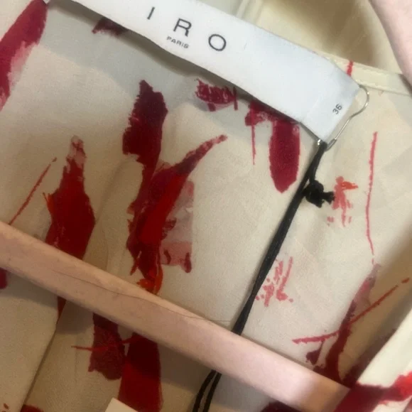 IRO Carta silk Mini Dress NWT - Picture 10 of 16